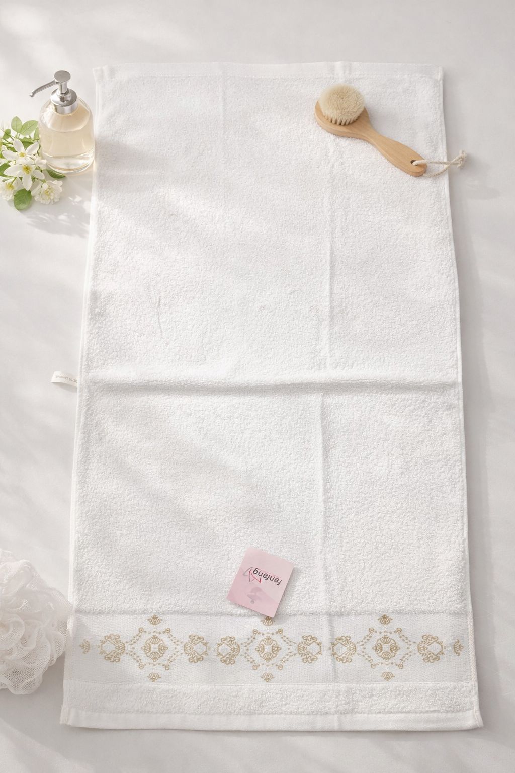 Set 10 Prosoape Pentru Față și Mâini din Bumbac, 50x90cm-HP10713