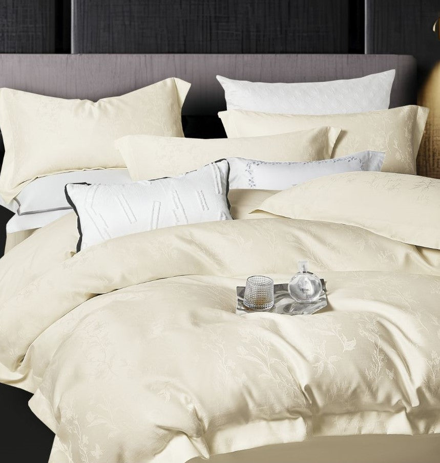 Lenjerie Luxury din Jacquard Premium De Lux, 4 Piese-R10410