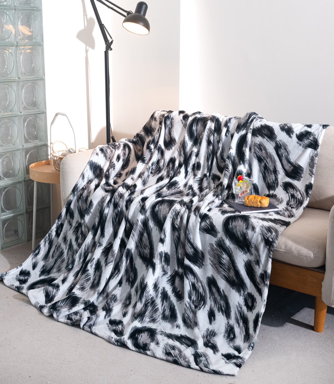 Patura Cocolino Subtire, 200x230cm, Animal Print-A9454