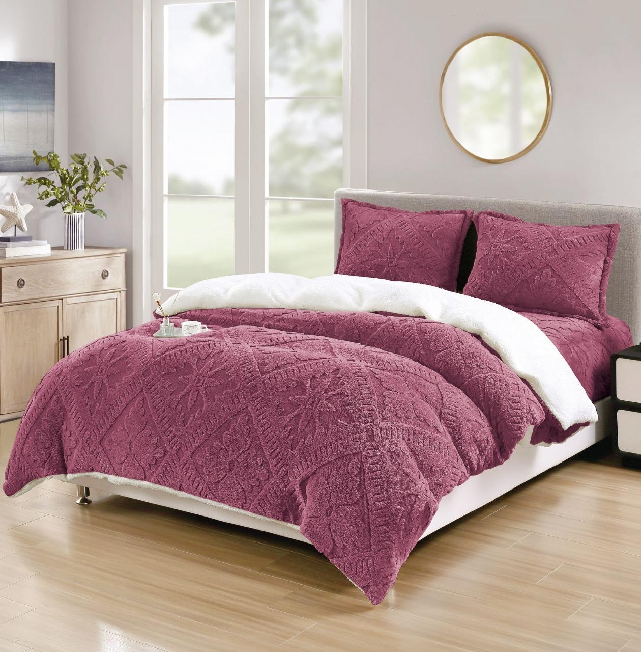 Lenjerie Cocolino Pufoasa, cu Blanita Alba pe Spate, 4 Piese, cu Elastic, Model Traditional-F9777