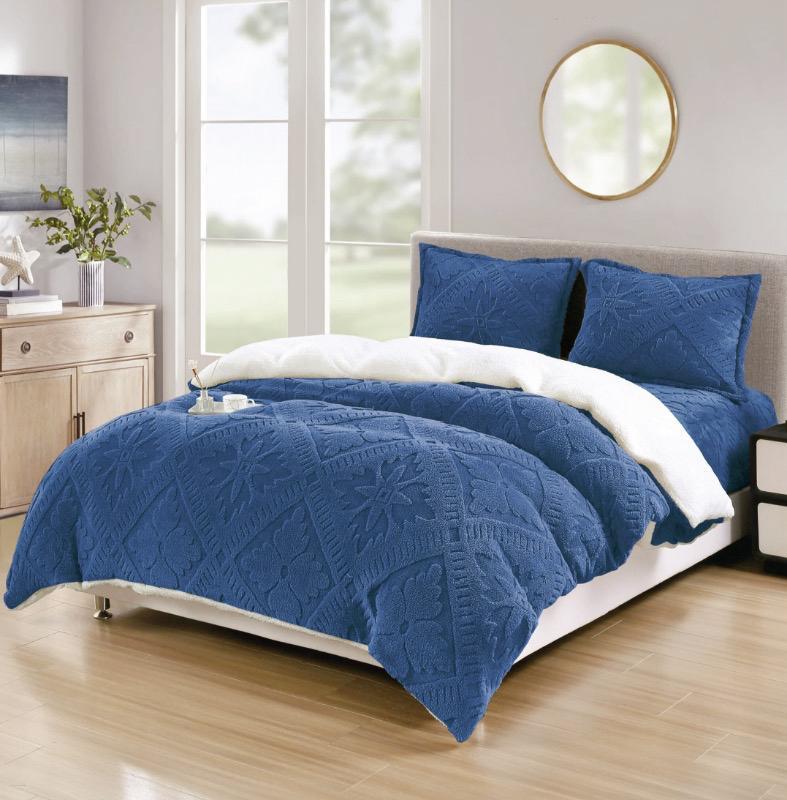 Lenjerie Cocolino Pufoasa, cu Blanita Alba pe Spate, 4 Piese, cu Elastic, Model Traditional-F9780