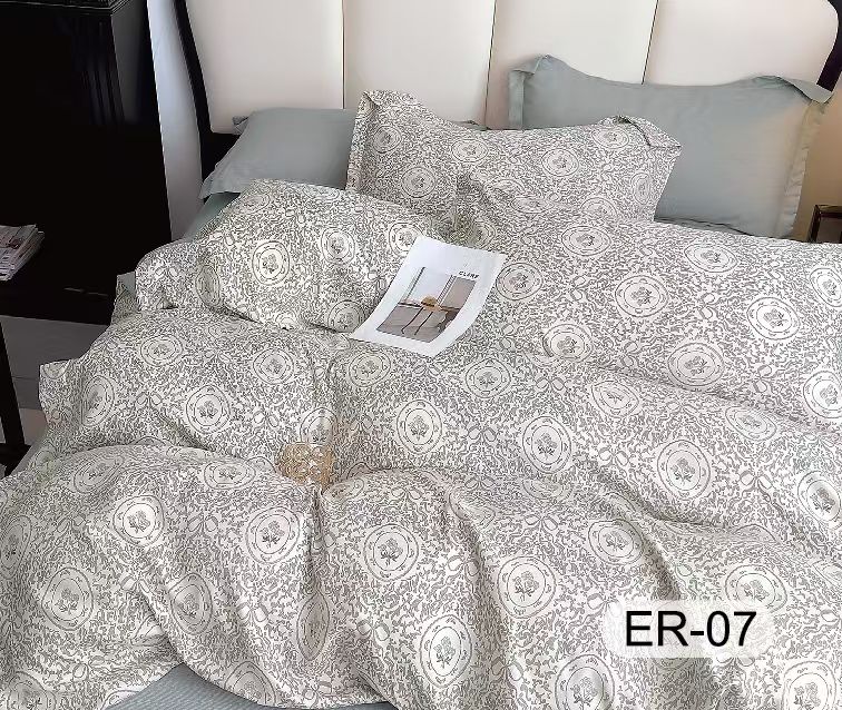 Lenjerie Luxury din Finet Fin Premium, 6 Piese, cu Elastic-D10607