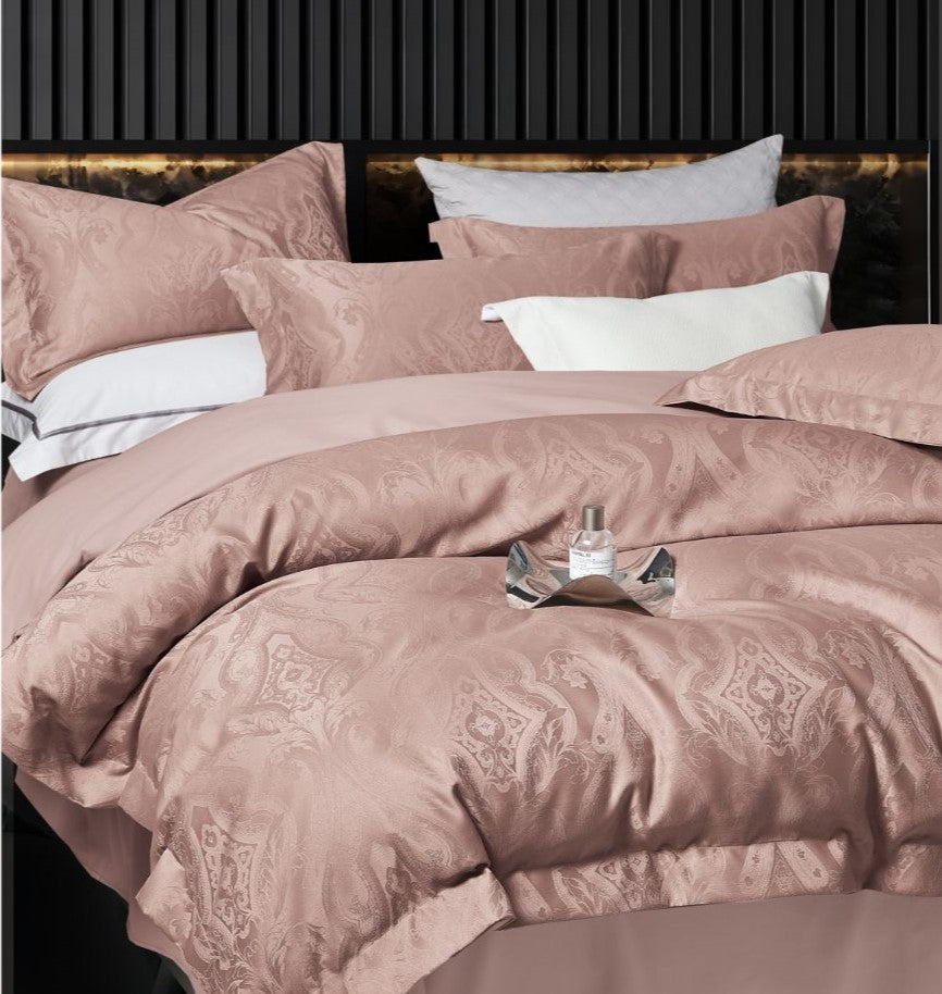 Lenjerie Luxury din Jacquard Premium De Lux, 4 Piese-R10397