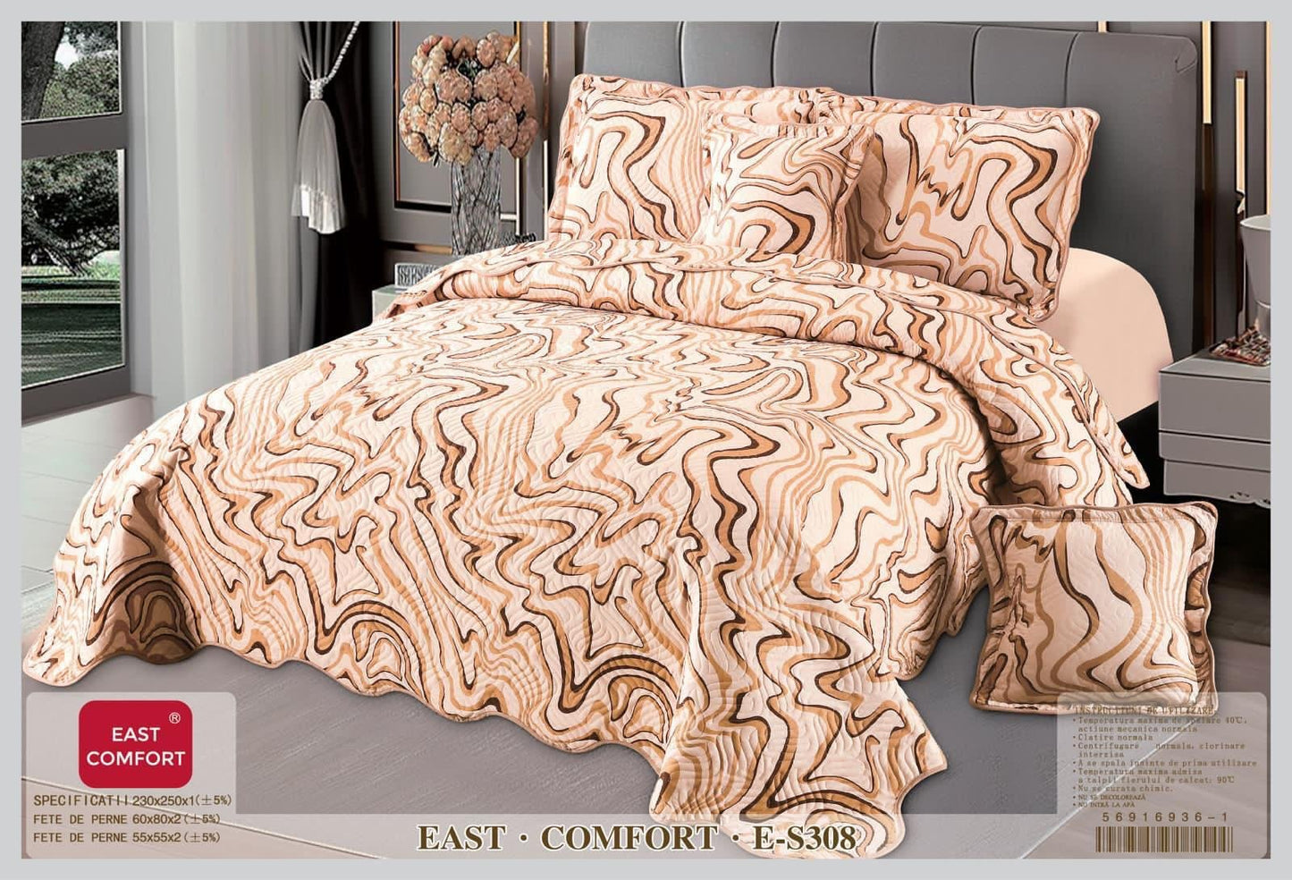 Cuvertura de Pat, 5 piese-D3176