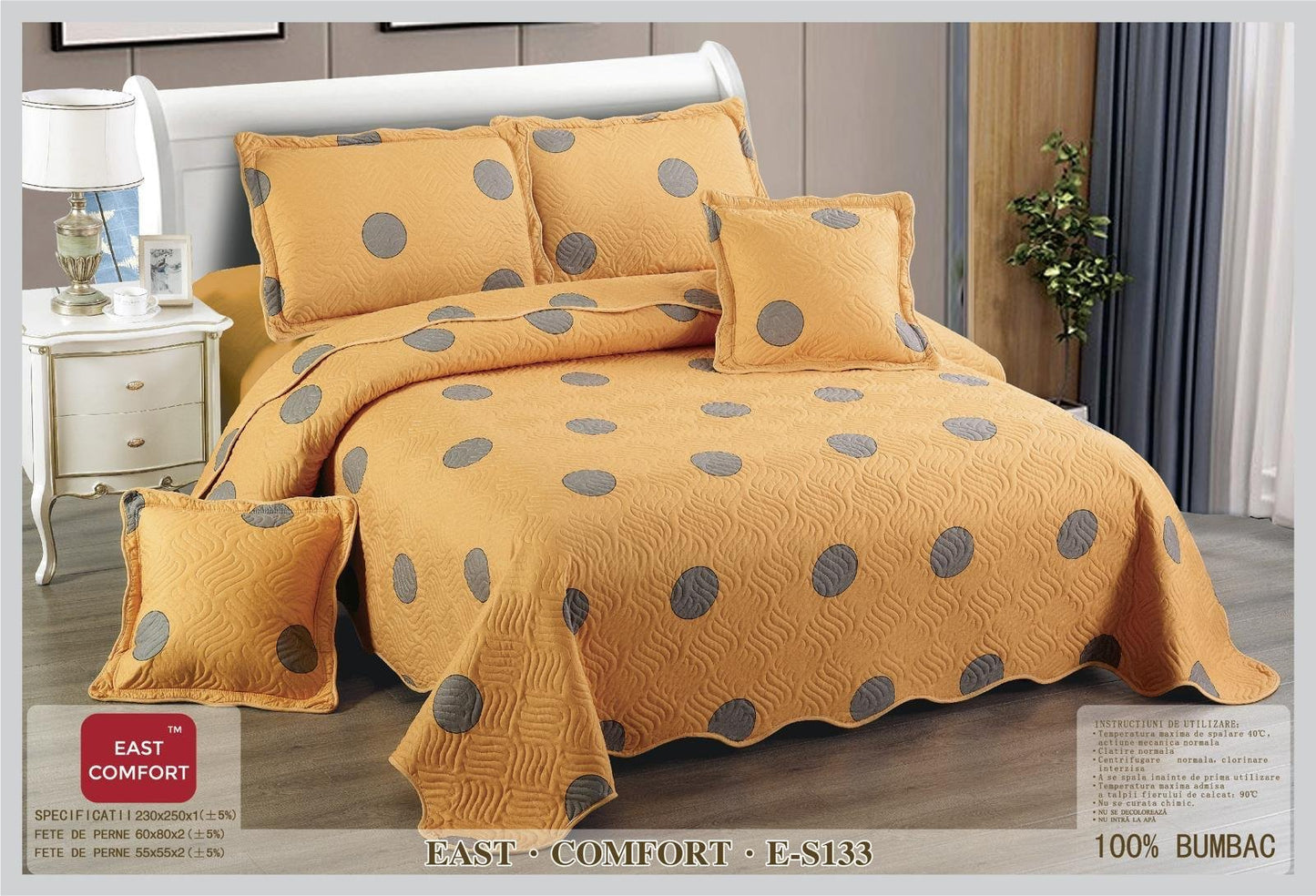 Cuvertura de Pat, 5 piese-D3163