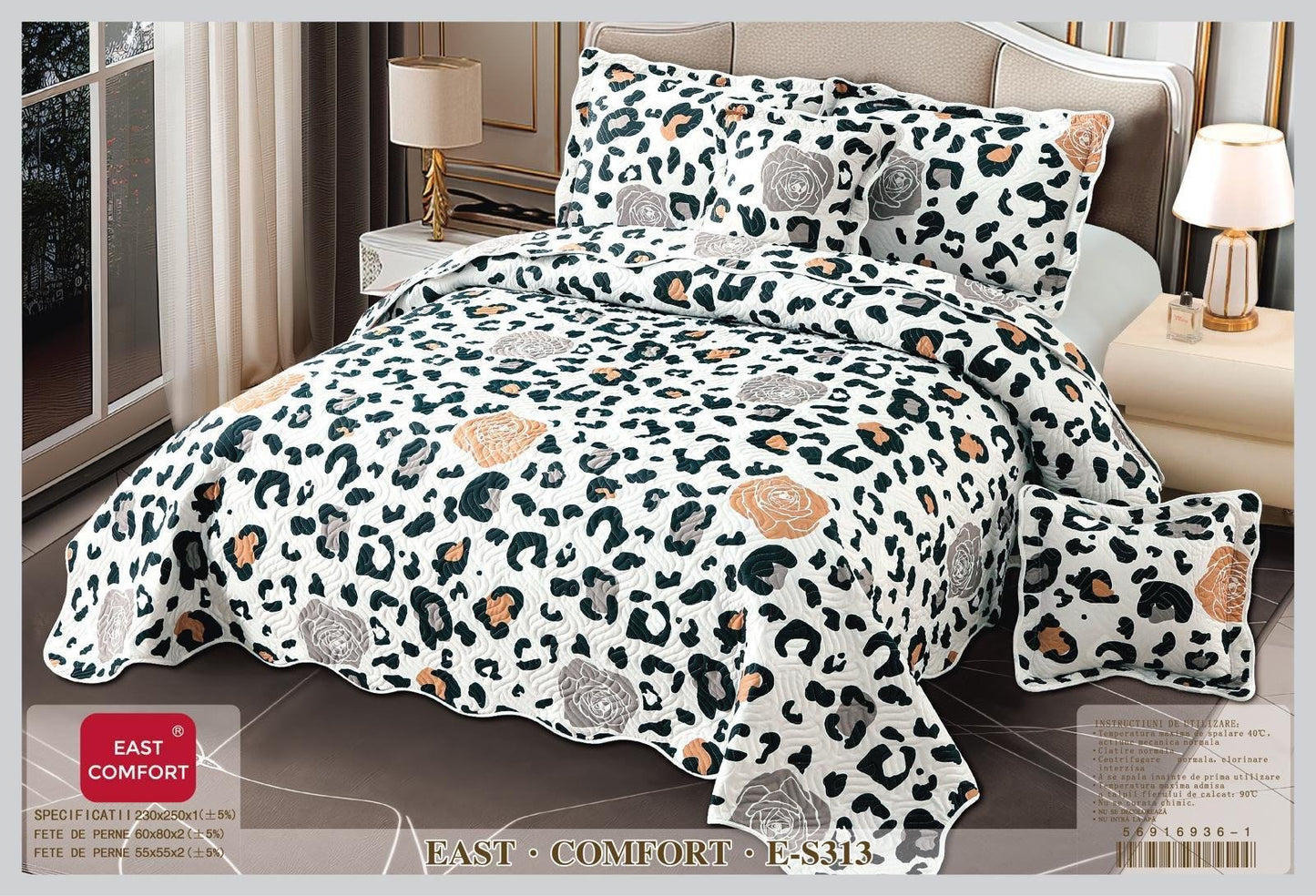 Cuvertura de Pat, 5 piese-D5411