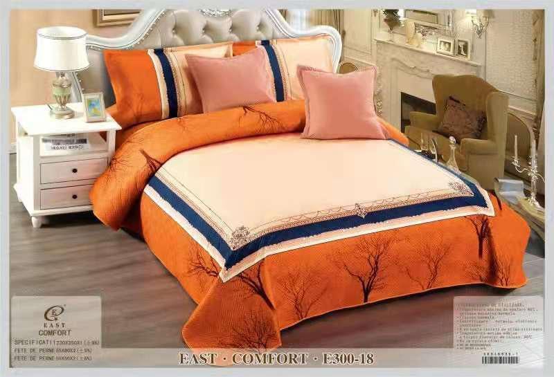 Cuvertura Matlasata din Catifea, 3D cu 5 Piese-D3456