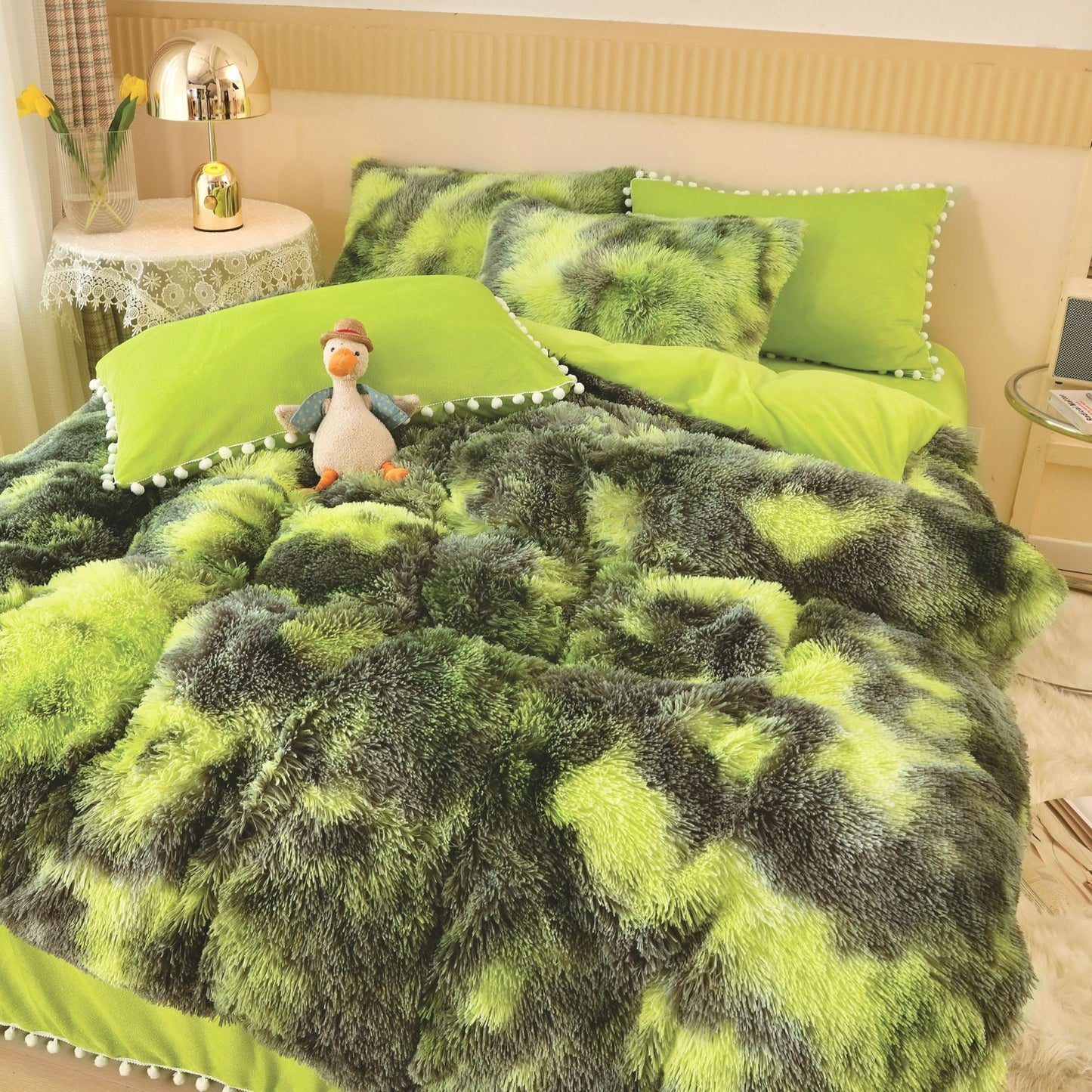 Lenjerie Cocolino Fluffy, Pufoasa, 6 Piese, Multicolor-C4541