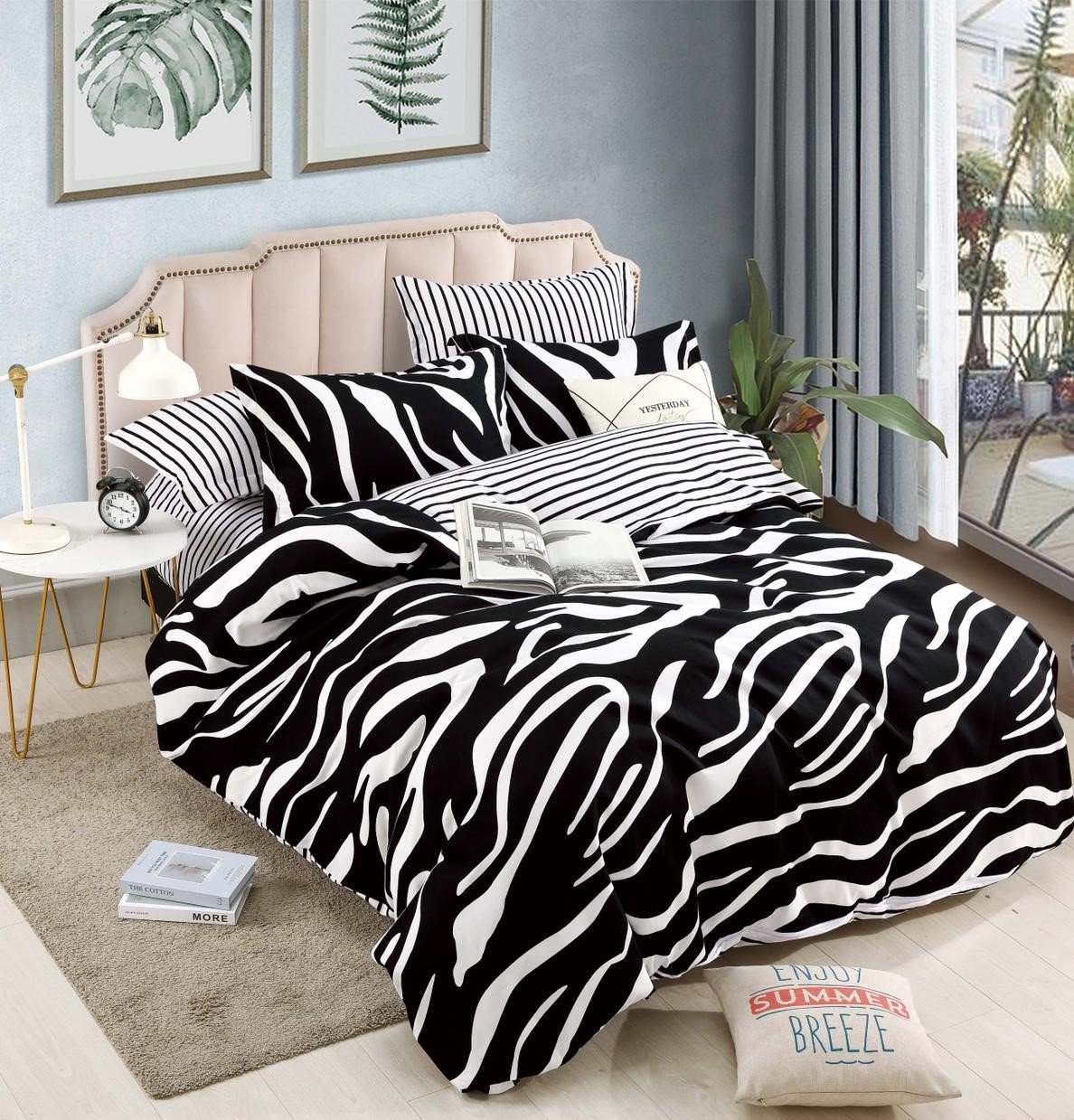 Lenjerie Finet 6 Piese cu Elastic, Zebra