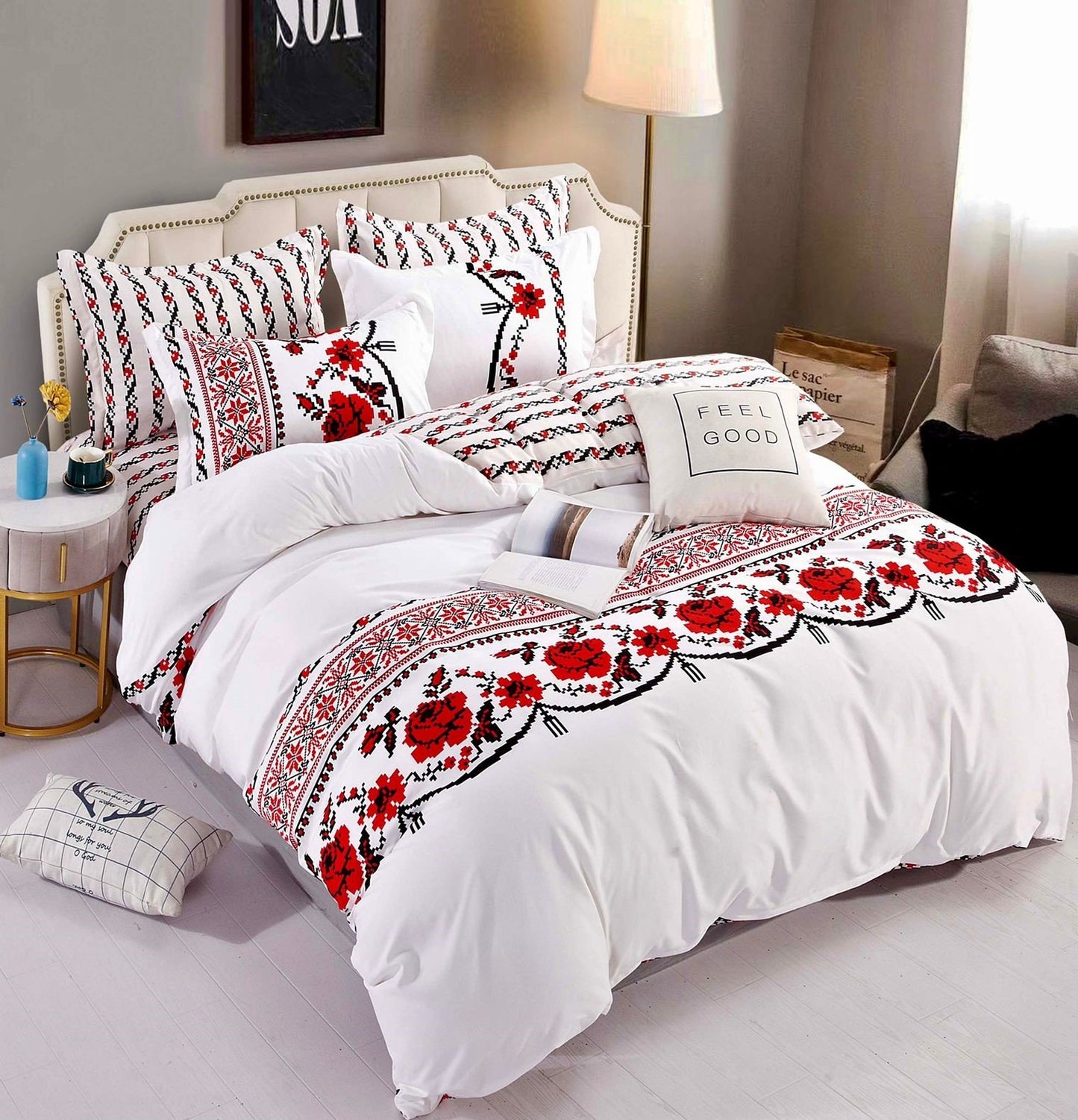 Lenjerie Finet 6 Piese cu Elastic, Traditional-C4088