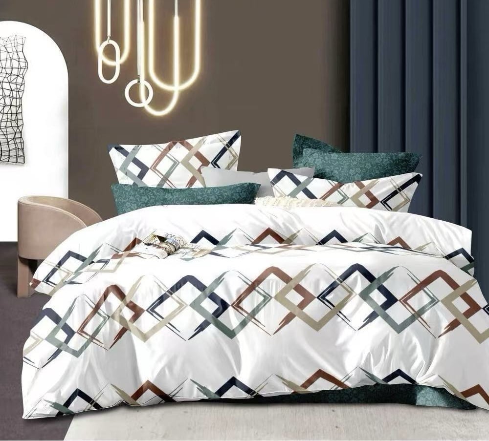 Lenjerie Pat Dublu din Finet, 6 Piese-D4894