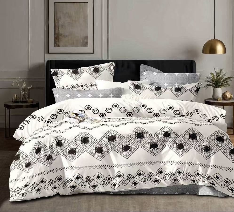 Lenjerie Pat Dublu din Finet, 6 Piese-D4895