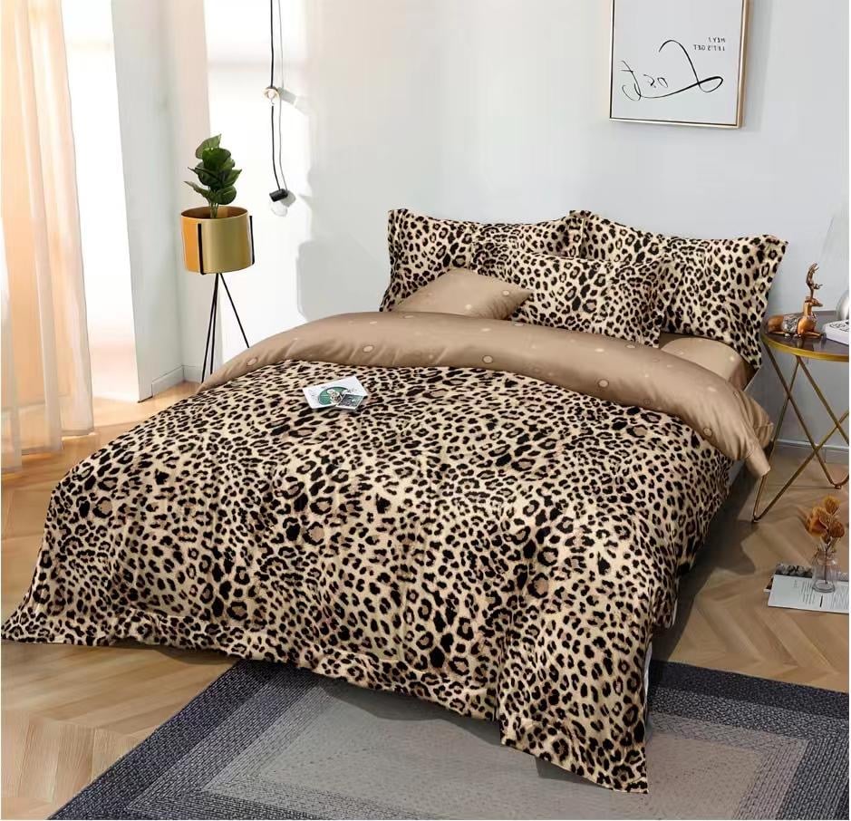 Lenjerie Finet 6 Piese, Leopard-D5989
