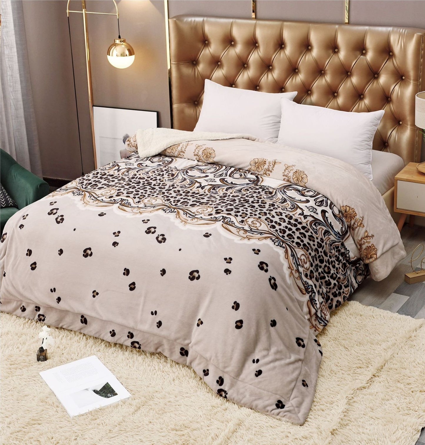 Patura Cocolino cu Blanita, 200x230cm, Animal Print-C5817