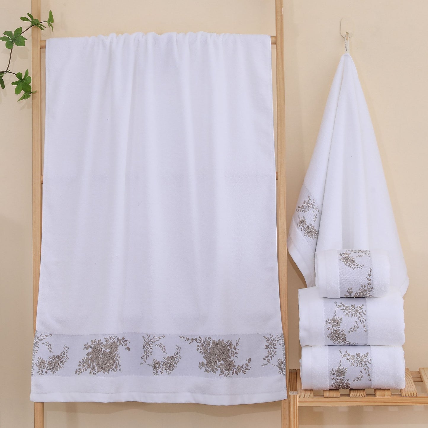 Set 10 Prosoape Pentru Corp din Bumbac, 70x140cm-HP10724
