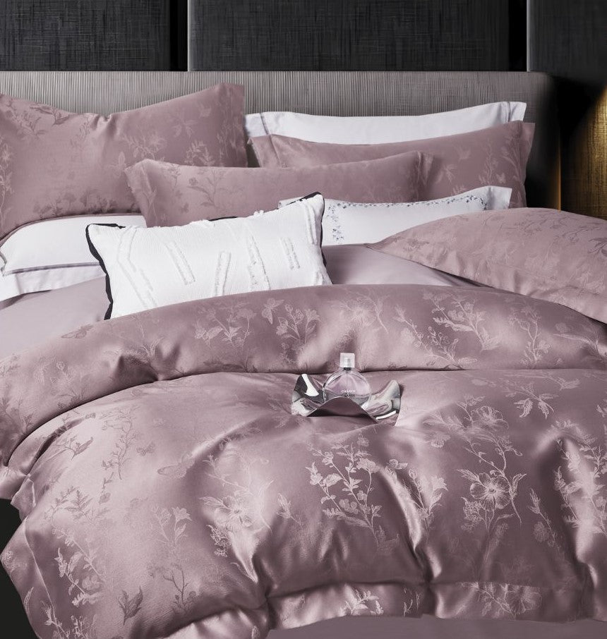 Lenjerie Luxury din Jacquard Premium De Lux, 4 Piese-R10393