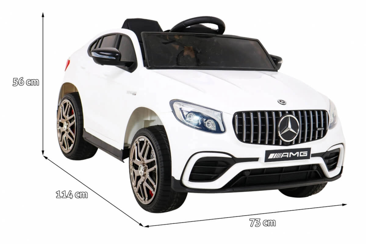 Masinuta Electrica pentru Copii, Mercedes AMG GLC 63S, Alb