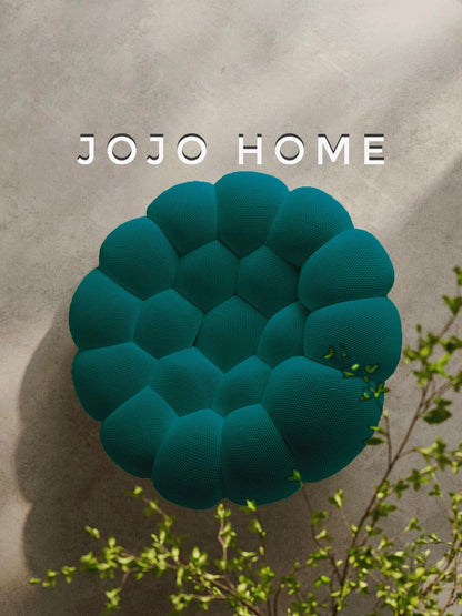 Fotoliu Premium Bubbly cu Sustinere Ergonomica HD Foam, Catifea Reiata, Verde-C9461