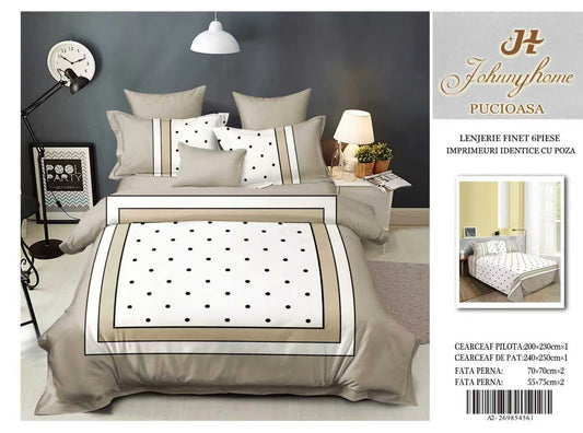 Lenjerie 5D Finet 6 Piese, Imprimeu Identic cu Poza-H9634