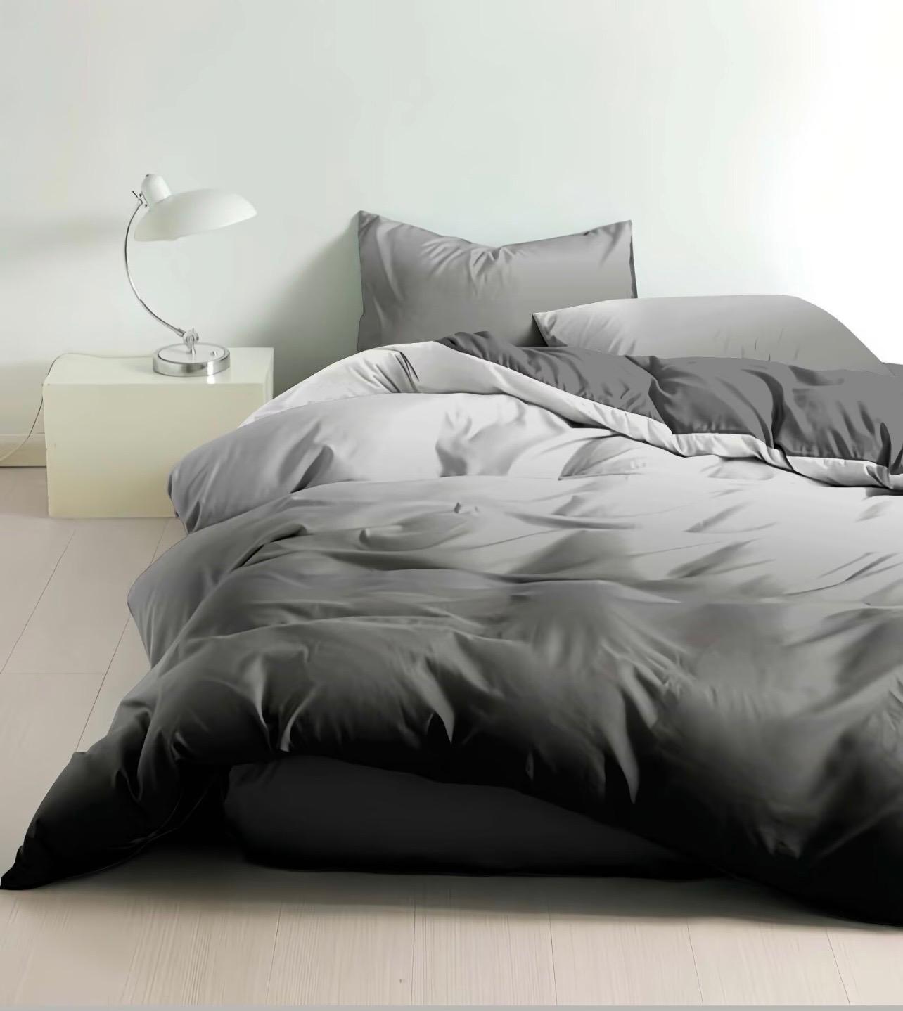 Lenjerie Pat Dublu din Finet, 6 Piese, Degrade-D9736