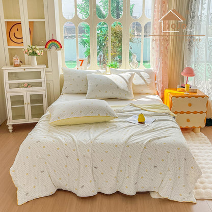 Set Pilota Racoritoare Summer Breeze+2 Fete de Perna, Lemonade-C11090