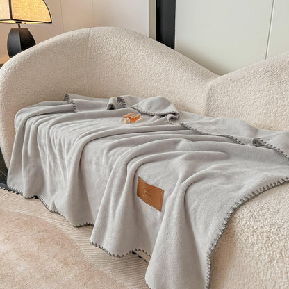 Patura Cocolino tip casmir, cu capse, utilizabilă si ca sal, 100×140 cm-C11480
