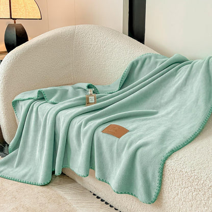 Patura Cocolino tip casmir, cu capse, utilizabilă si ca sal, 100×140 cm-C11482