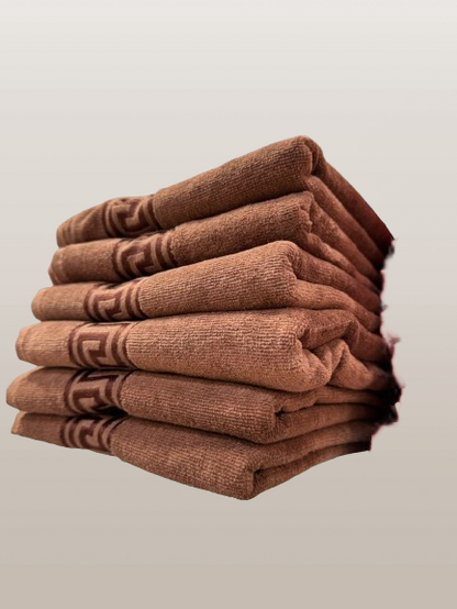 Set 3 Prosoape Baie, Bumbac 100%, 50x90cm, Maro-ZP03