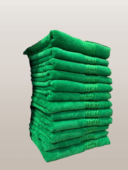 Set 3 Prosoape Baie, Bumbac 100%, 50x90cm, Verde-ZP06