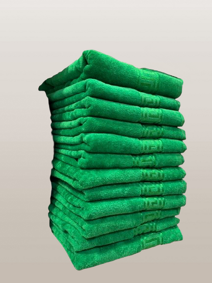 Set 3 Prosoape Baie, Bumbac 100%, 50x90cm, Verde-ZP06