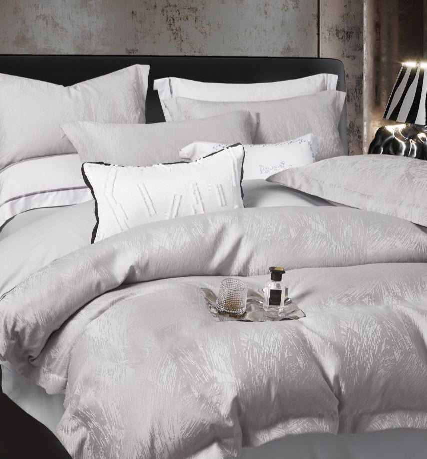 Lenjerie Luxury din Jacquard Premium De Lux, 4 Piese-R10398