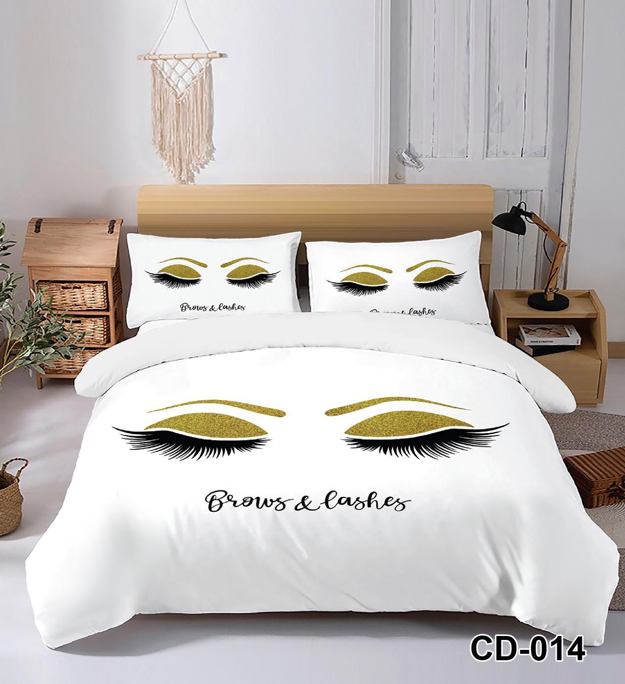 Lenjerie 5D Finet 6 Piese, cu Elastic, Imprimeu Identic cu Poza, Brows&Lashes-D9523