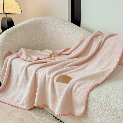 Patura Cocolino tip casmir, cu capse, utilizabilă si ca sal, 100×140 cm-C11483