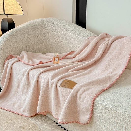 Patura Cocolino tip casmir, cu capse, utilizabilă si ca sal, 100×140 cm-C11483