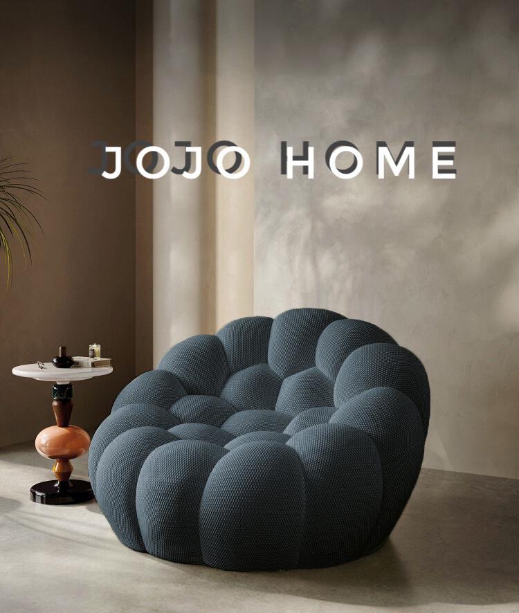 Fotoliu Premium Bubbly cu Sustinere Ergonomica HD Foam, Catifea Reiata, Gri Inchis-C9464