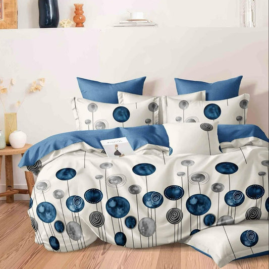 Lenjerie Pat Dublu din Finet, 6 Piese, Spirale-D9888