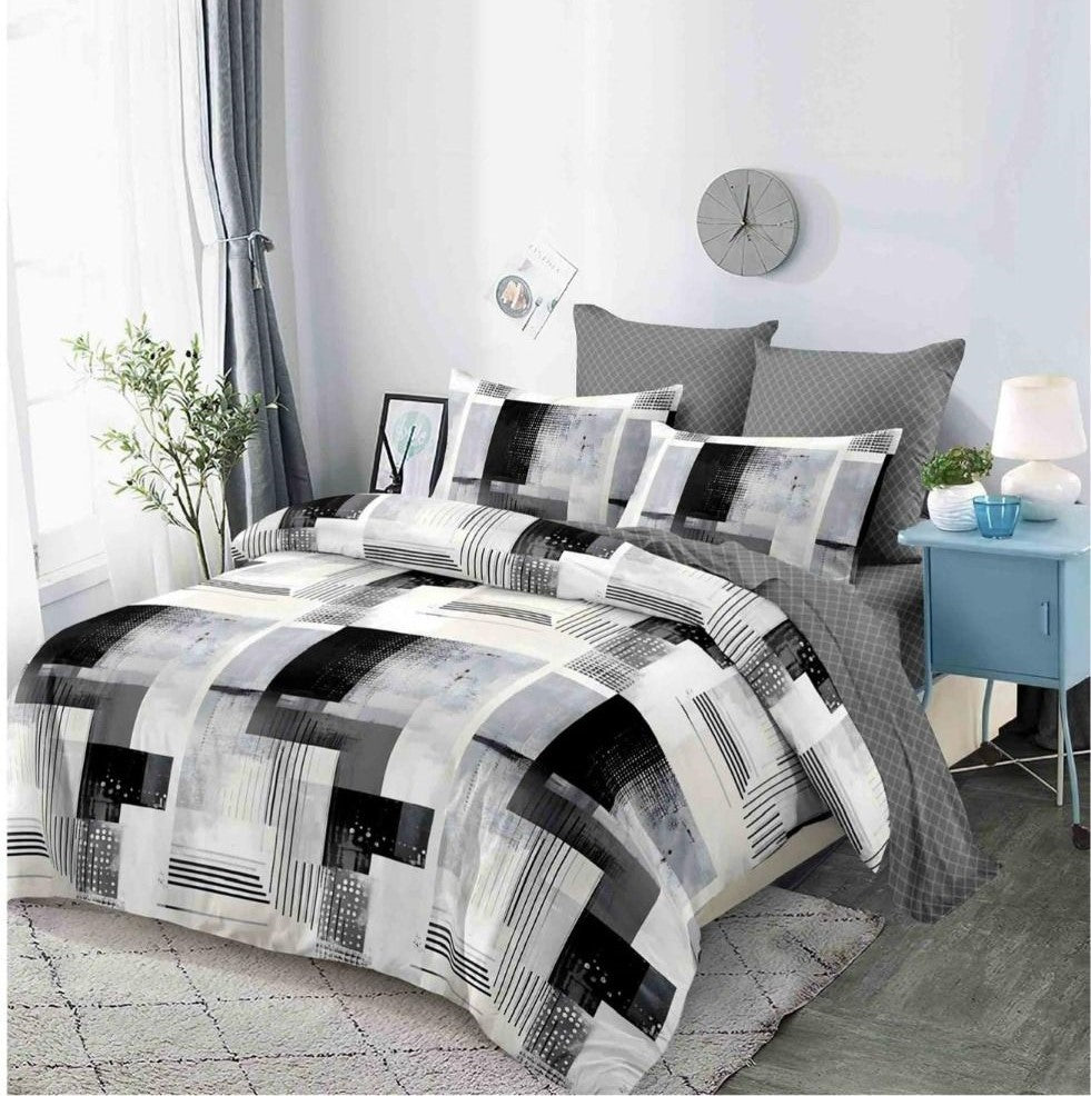 Lenjerie Pat Dublu din Finet, 6 Piese-D9898