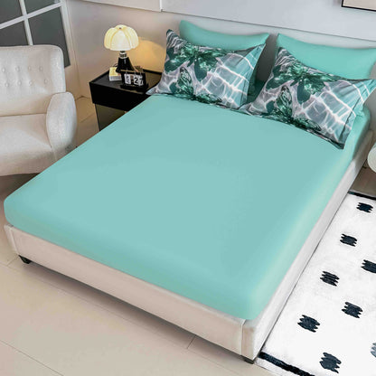 Lenjerie 5D Finet, 4 Piese, 1 Persoana, cu Elastic, Imprimeu Digital Identic cu Poza-C9789