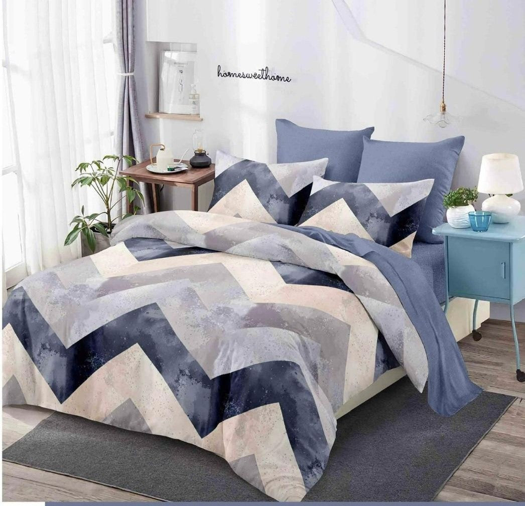 Lenjerie Pat Dublu din Finet, 6 Piese-D7576