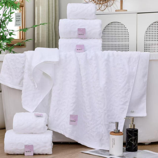 Set 10 Prosoape Pentru Față și Mâini din Bumbac, 50x90cm-HP10719