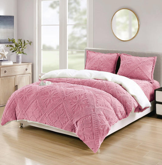 Lenjerie Cocolino Pufoasa, cu Blanita Alba pe Spate, 4 Piese, cu Elastic, Model Traditional-F9778