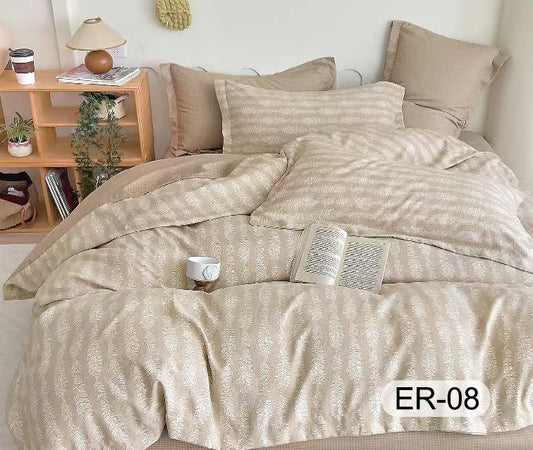 Lenjerie Luxury din Finet Fin Premium, 6 Piese, cu Elastic-D10605