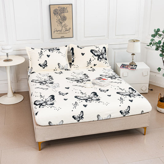 Husa Cocolino cu Elastic+2 Fete de Perna, Fluturasi-A9548