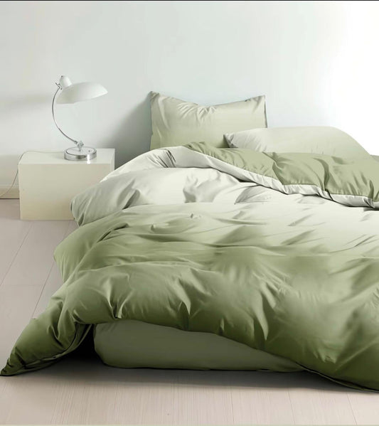 Lenjerie Pat Dublu din Finet, 6 Piese, Degrade-D9740