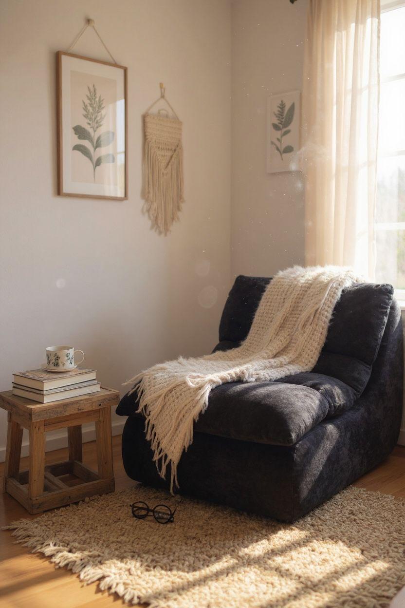 Fotoliu Premium Aveline, cu Sustinere Ergonomica HD Foam, Catifea, Negru-C10009