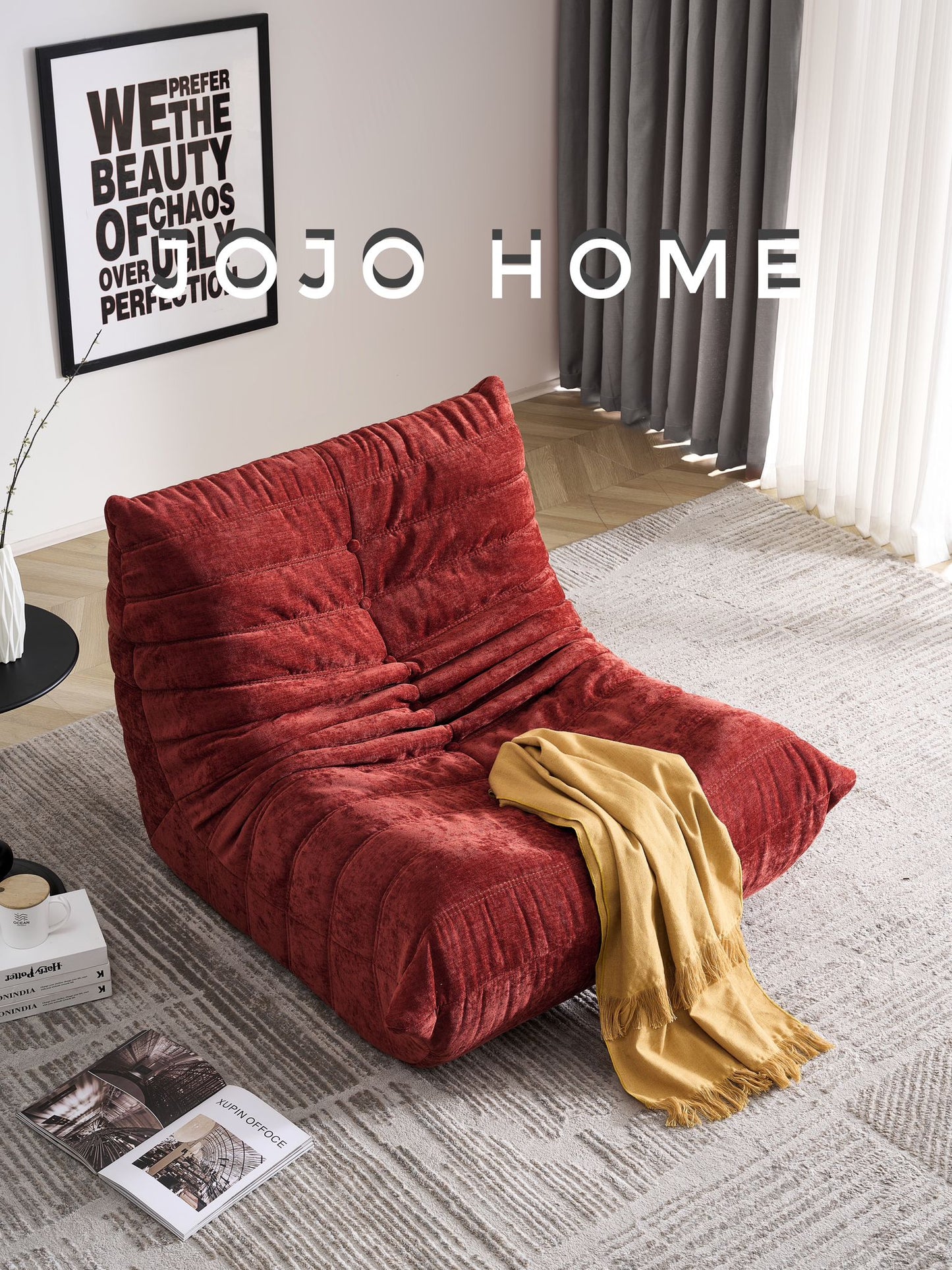 Fotoliu Premium Belluno, cu Susținere Ergonomică, Catifea, Bordo