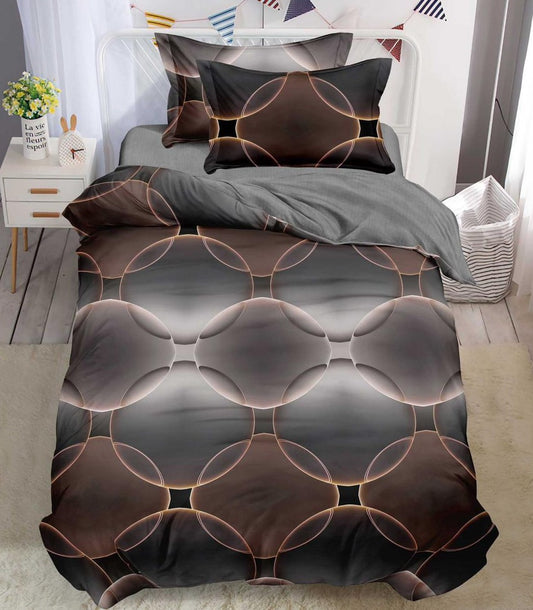 Lenjerie Finet 4 Piese 1 Persoana, cu Elastic, Geometric Abstract-V10736