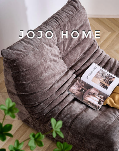 Fotoliu Premium Belluno, cu Susținere Ergonomică, Catifea, Cappucino