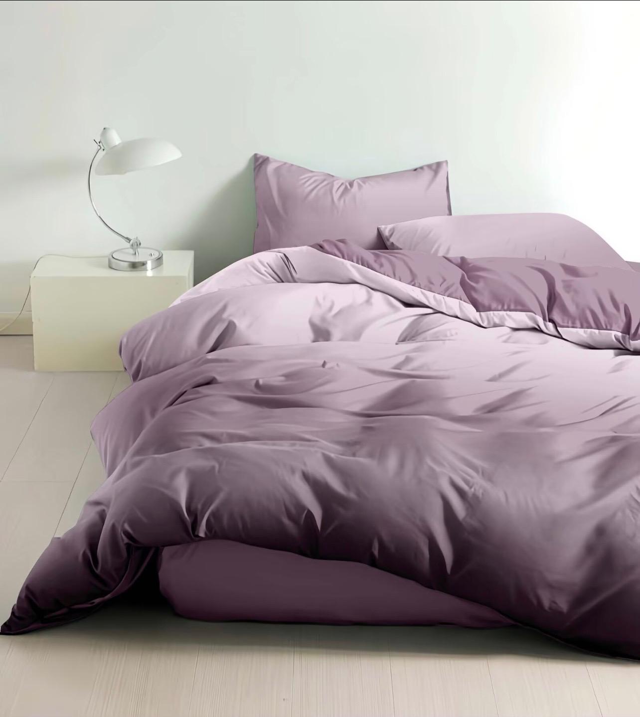 Lenjerie Pat Dublu din Finet, 6 Piese, Degrade-D9742