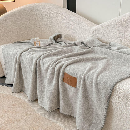 Patura Cocolino tip casmir, cu capse, utilizabilă si ca sal, 100×140 cm-C11475